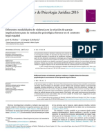 Diferentes Modalidades de Violencia en La Relación de Pareja Implicaciones para La Evaluación Psicológica Forense ECHEBURÚA 2016