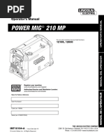 Manual Power Mig Lincoln Electric 210