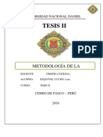 Metoología de La Investigación