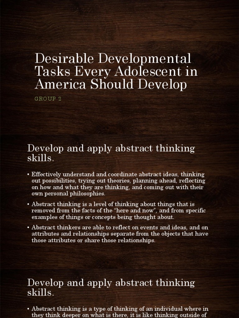 Essential Abstract Thinking Skills for Teens | PDF