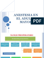 Anestesia en El Adulto Mayor