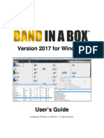 Band in A Box 2017 Manual