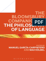 The Bloomsbury Companion To The Philosophy of Language