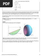 Volumes of Solids of Revolution