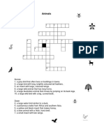 Animal Crossword