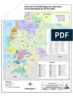 Mapa Ecuador Estaciones Hidrologicas en Operacion