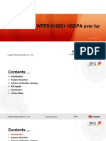 FNI Report: WRFD-010651 HSDPA Over Iur: Huawei Technologies Co., LTD