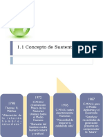 1.1 Concepto de Sustentabilidad Y 1.2 Principios de Sustentabilidad