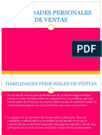 Habilidades Personales de Ventas