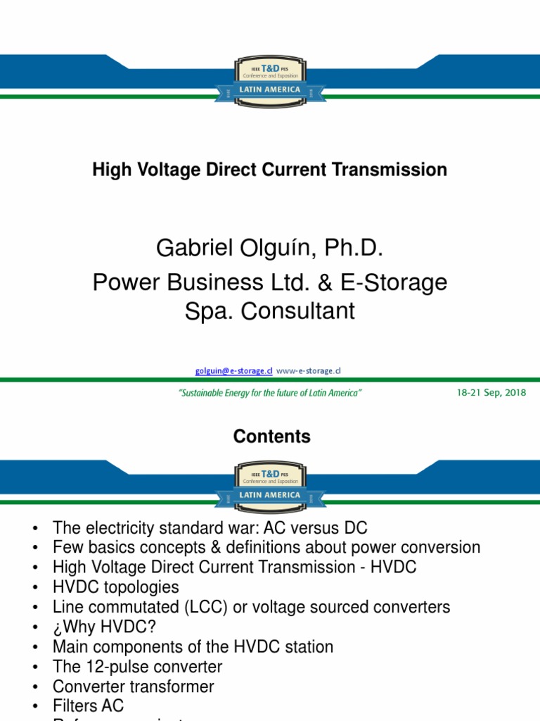 High Voltage Direct Current (HVDC) Overview | PDF | High Voltage Direct ...