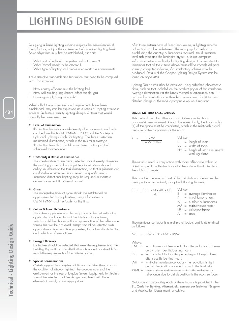 Lighting Design PDF Lighting Incandescent Light Bulb