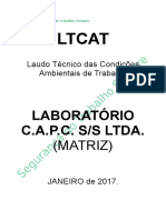 Laudo técnico condições trabalho