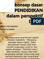 Konsep Dasar Pendidikan Dalam Perspektif Islam