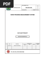 Work Progress Measurement System: XXX-XXX-XXX 0