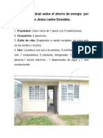 Práctica Individual Sobre El Ahorro de Energía Por El Alumno Aldo Jesús Lastra González