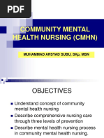 Community Mental Health Nursing (CMHN)