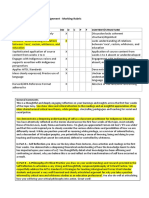 Indigenous Marking Rubric