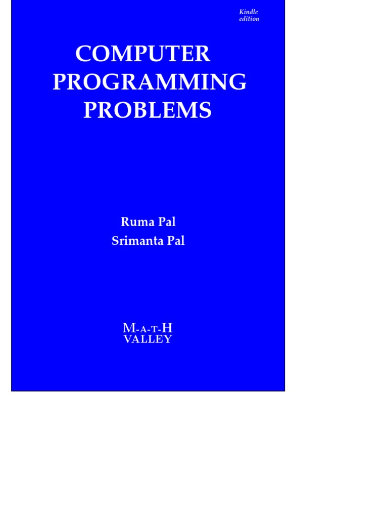 Ruma Pal Computer Programming Problems Matlab C - 