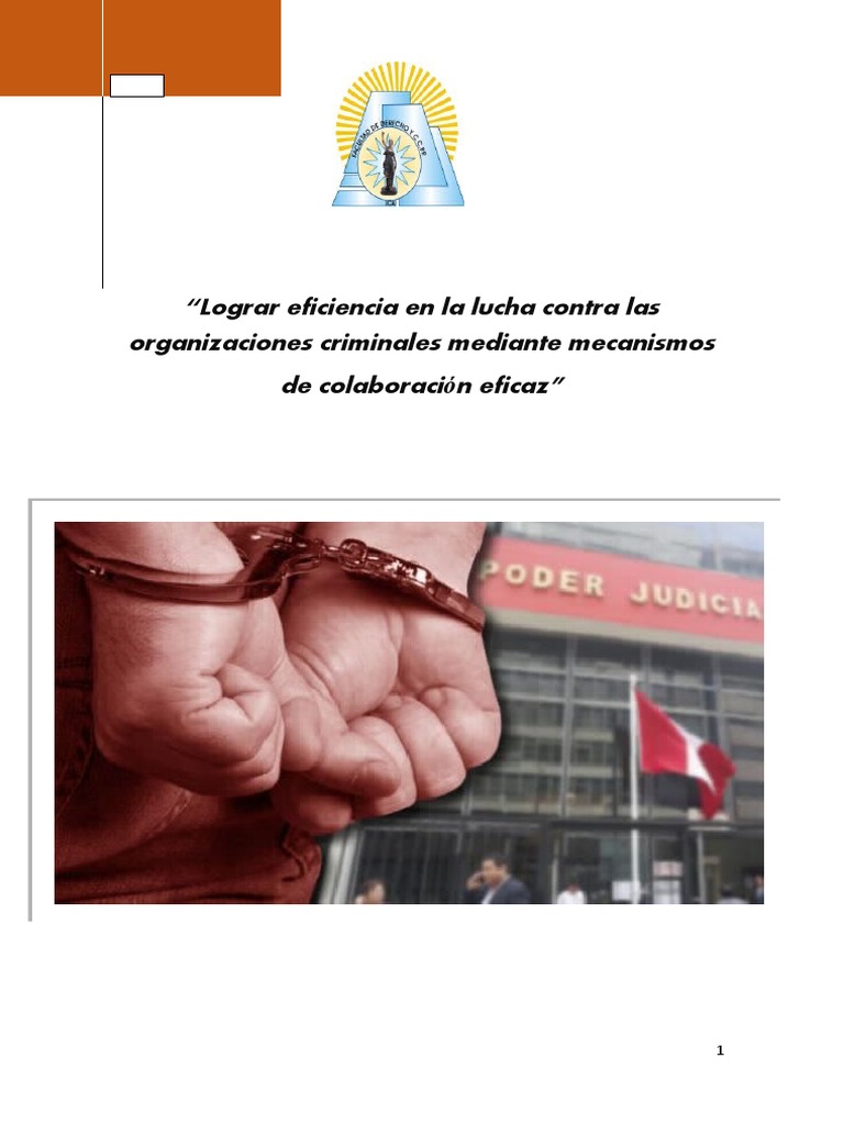 Eficiencia en la lucha contra el crimen organizado | PDF | Crimen ...