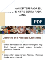 Pencegahan Difteri Pada Ibu Hamil Dan Nifas Presentasi