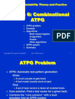 Lecture 6: Combinational Atpg: Design For Testability Theory and Practice