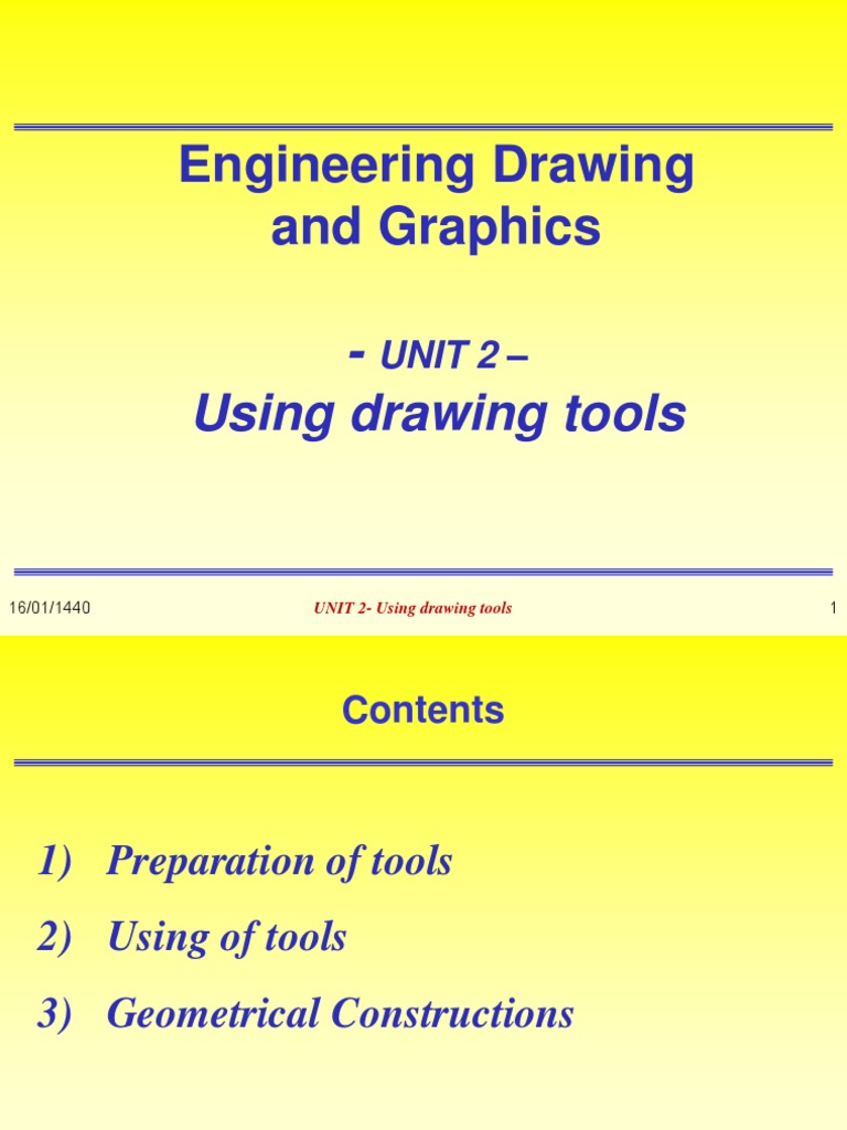 UNIT02 - Using Drawing Tools | PDF | Perpendicular | Circle