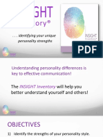 Insight Inventory Self Slides