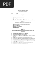 The Tourism Act No.29 of 2008 PDF