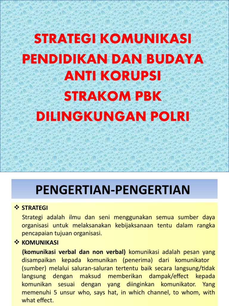 Power Point Pak Riyadi Tentang Korupsi | PDF | Politik | Ilmu Sosial