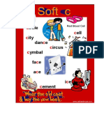 Soft C Phonics Poster