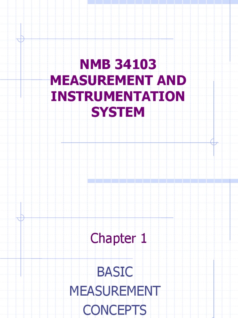 Basic Measurement Concepts in Instrumentation | PDF | Accuracy And ...