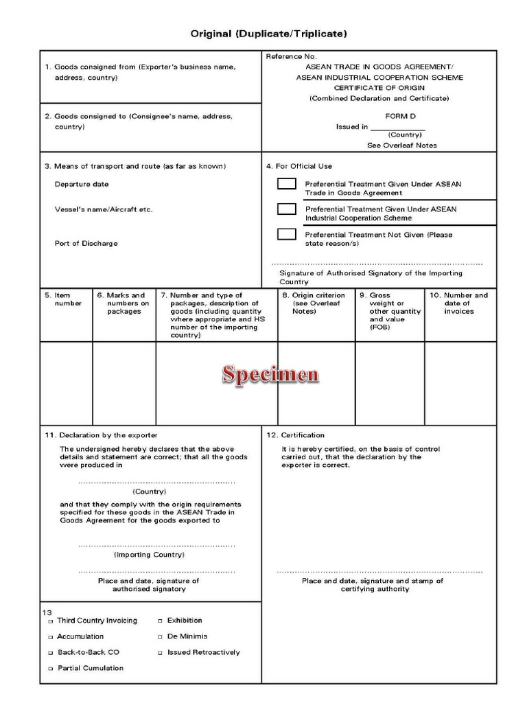 Form D Atiga Pdf