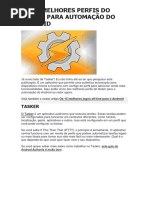 5 Dos Melhores Perfis Do Tasker Para Automação Do Android