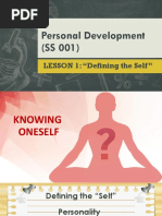 Lesson 2 Defining Self