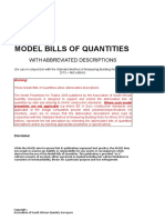 AAQS Model Bills of Quantities in Excel