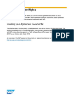 SAP Software Use Rights: Locating Your Agreement Documents