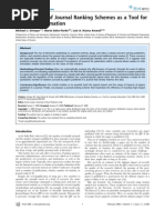 Download Effectiveness of Journal Ranking Schemes as a Tool for Locating Information by PLoS SN3895859 doc pdf