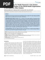 Download Ethical Practices for Health Research in the Eastern Mediterranean Region of the World Health Organization A Retrospective Data Analysis by PLoS SN3895863 doc pdf