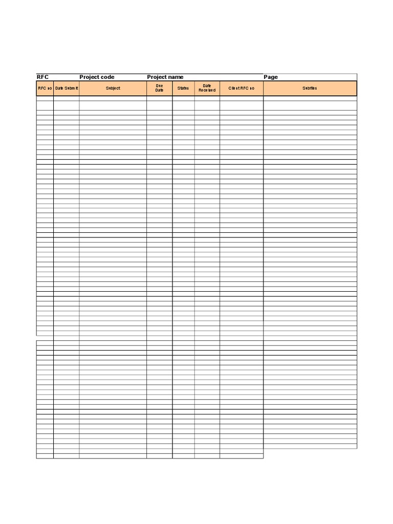 PR.B 001 F9 RFC Register Page | PDF