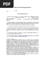 Teljesítés Igazolás Minta - Odt | PDF
