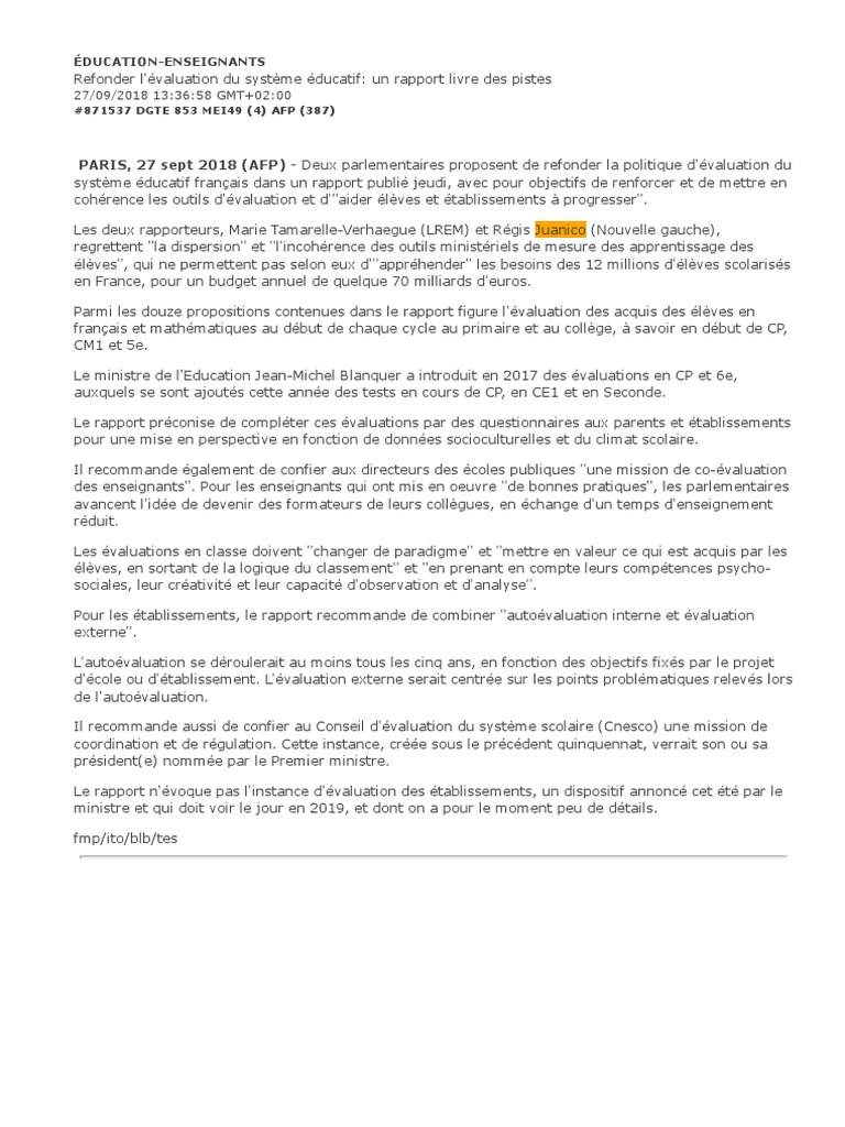 Dépêche Afp Behavior Modification Schools