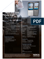 Nokia C3 Touch and Type Technische Daten PDF