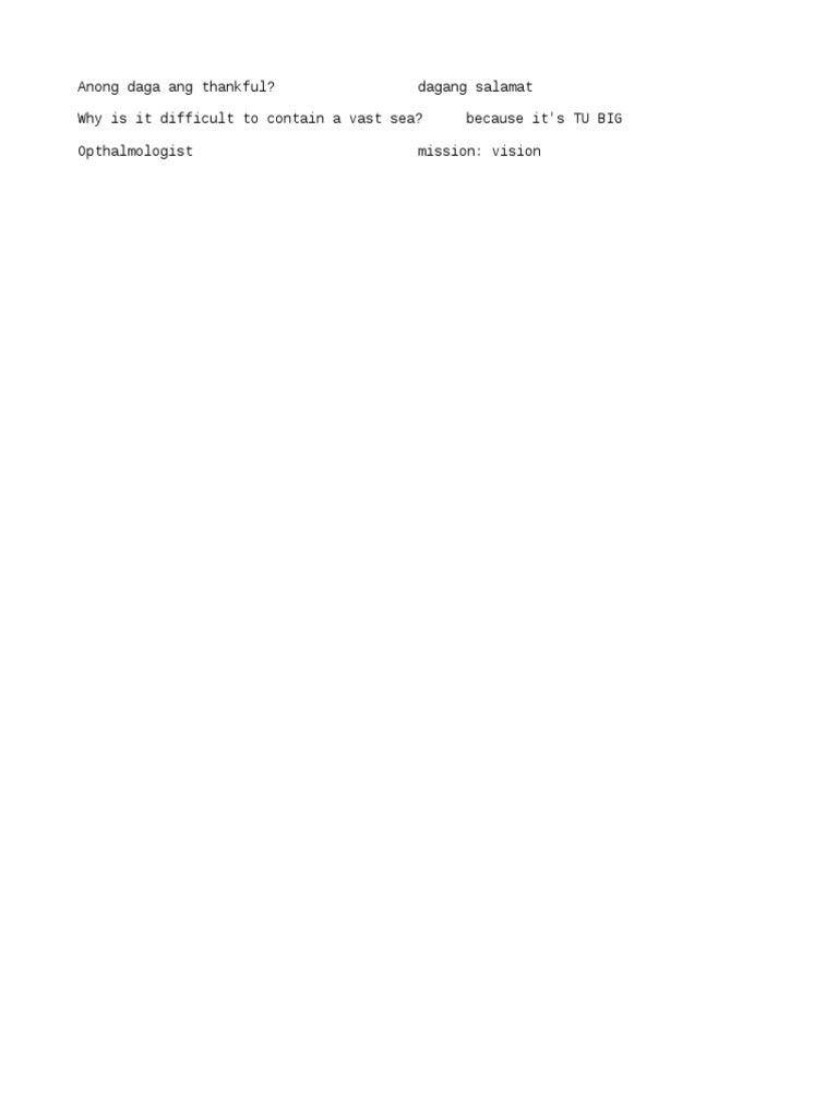 List of Modern Jokes PDF