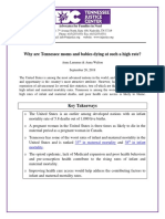 Infant and Maternal Mortality Policy Brief