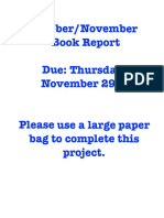 Oct Nov Book Report - 3rd Grade-3