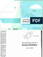 Aplicações de Estatística À Climatologia