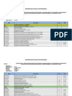 Planilla de Metrado de Agua y Desague 