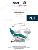 Especificaciones Tecnicas Unidad Dental y Compresora