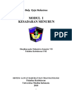 Modul Kesadaran Menurun Mahasiswa 2018