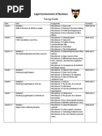 LEB Pacing Guide